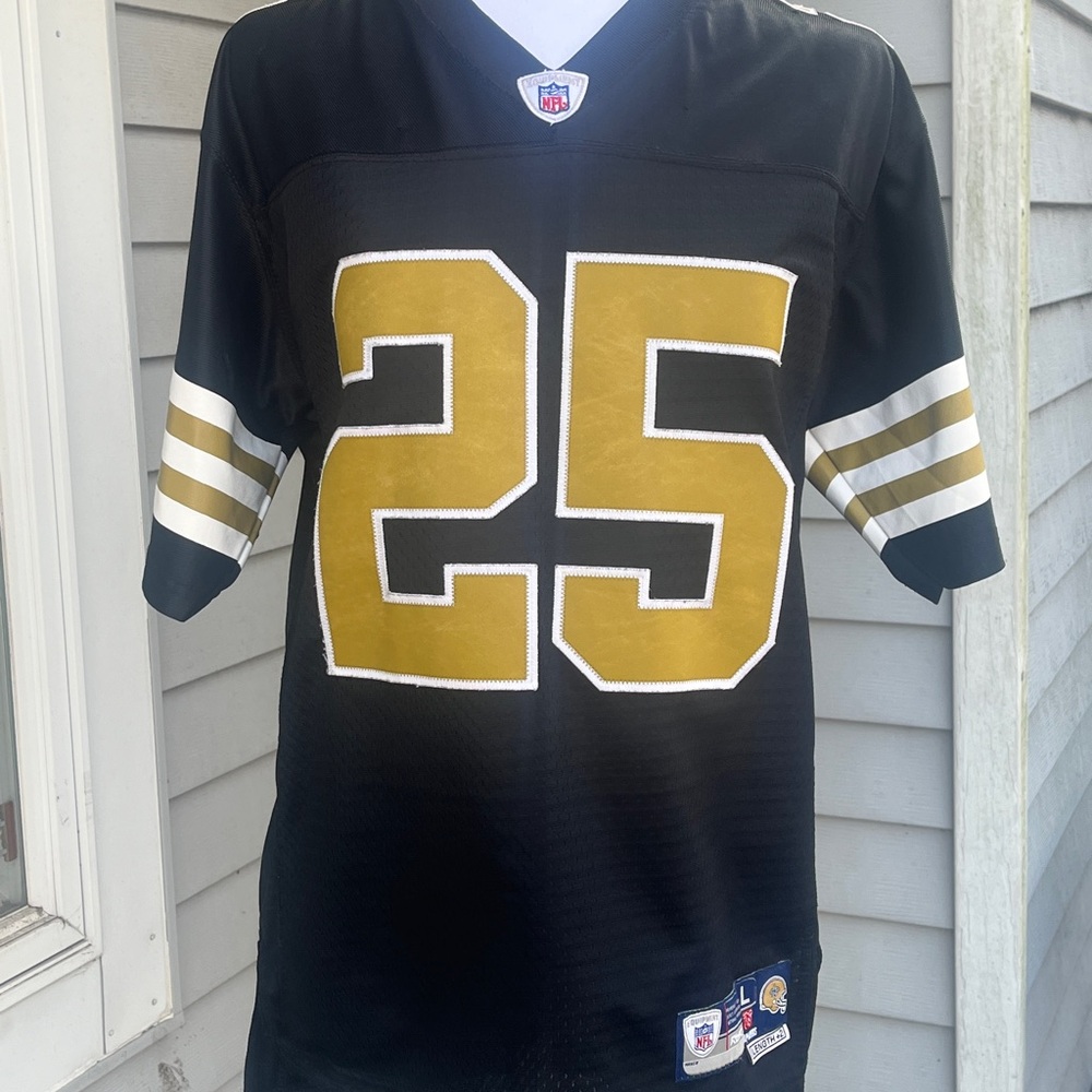 Black and Gold Bush Football Jersey number 25